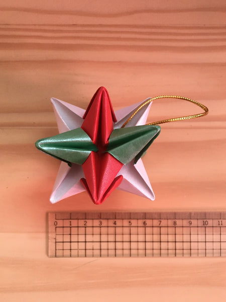 Origami star ornament