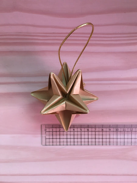 Origami star ornament