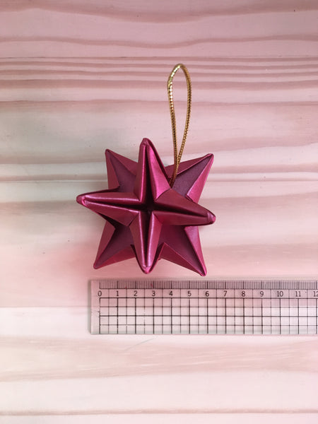 Origami star ornament